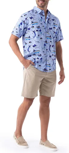 Miniatura 5 de Guy Harvey Camisa tejida de manga corta estampada para hombre