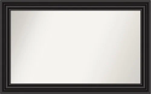 Miniatura 17 de Amanti Art Espejo personalizado, espejo de baño negro puente, espejo de pared o espejo de tocador de baño sobre el fregadero (26 x 26 pulgadas)