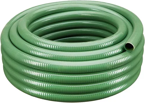 Manguera de succión y descarga verde HydroMaxx® de PVC flexible de 2 pulgadas de diámetro x 100 pies