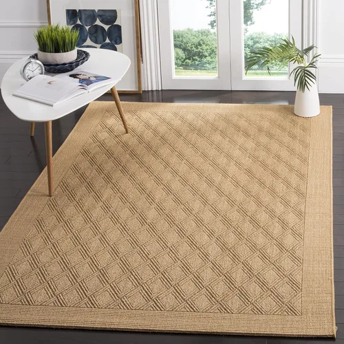 Miniatura 5 de SAFAVIEH Palm Beach Collection - Alfombra decorativa de 2 x 3 pies, diseño de ceniza, sisal y yute, ideal para zonas de alto tráfico en entrada