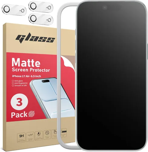Miniatura 18 de Ambison Paquete de 2 Protectores de Pantalla Mate para iPhone 17 Pro Max de 6.9 pulgadas 2025, Antirreflejos y Antihuellas Dactilares, Sin Burbujas