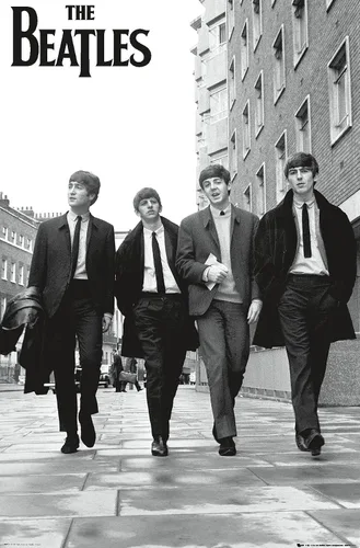 Miniatura 9 de Trends International The Beatles - Póster de pared "En Londres", 22.375 x 34 pulgadas, versión con marco de madera de granero