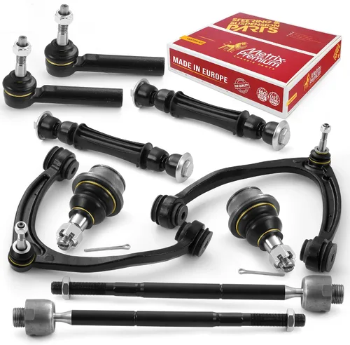 Miniatura 48 de Metrix Premium Chassis Parts - Kit de suspensión delantera de 10 piezas para BMW X5 2007-2013, BMW X6 2008-2014, reemplazo, fabricado en Europa
