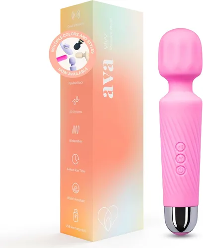 Miniatura 12 de Ava Vibrador de varita sexual [vibrador estimulador de clítoris] Vibrador para mujer Juguete sexual Regalos para mujeres 20 patrones y 8