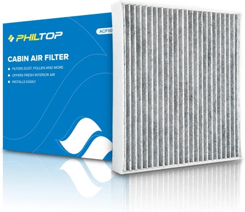 PHILTOP Filtro de aire de cabina, reemplazo para CF10285 CP285 4Runner Camry Corolla Tundra Highlander Avalon Prius Sequoia IS250 RX350, Filtro de