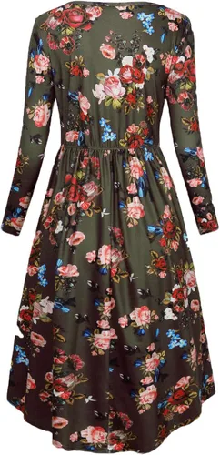 Miniatura 4 de CzzzyL Vestido de lactancia de maternidad de manga corta para mujer