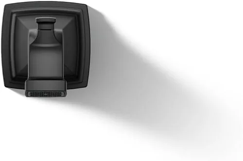 Miniatura 6 de KOHLER 27406-BL Riff - Boquilla de baño para montaje en pared con desviador y conexión deslizante, grifo de bañera, color negro mate Mate negro