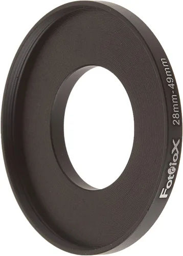 Miniatura 24 de Fotodiox arandela adaptadora de metal anodizado, negro (para filtros más grandes)