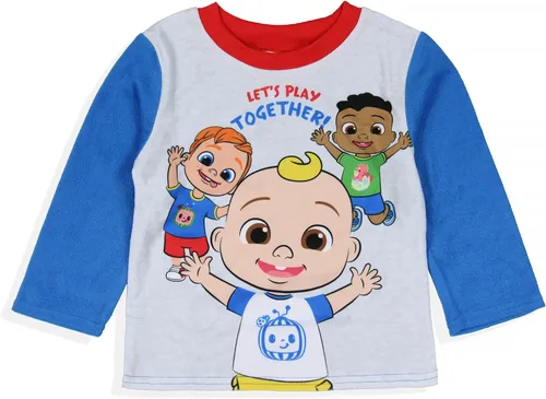 Miniatura 2 de Komar Kids CoComelon Let's Play - Conjunto de pijama de manga larga para niños pequeños