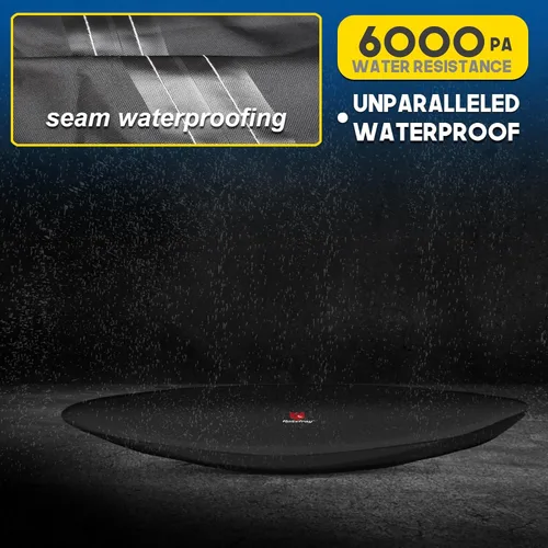 Miniatura 4 de Funda para kayak de 9.3 a 10.5 pies, cubiertas de kayak marino de alto rendimiento 300D, impermeable, resistente a los rayos UV, resistente a
