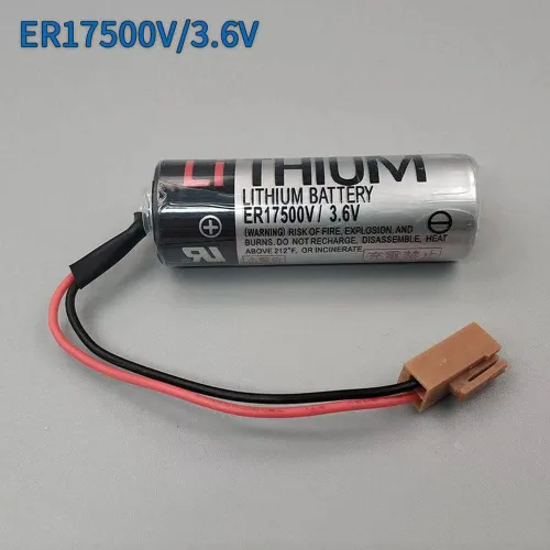 Miniatura 5 de KANGLEUS - Baterías de litio ER17500 V/3.6 V 2700 mAh, batería de respaldo CNC con enchufe marrón