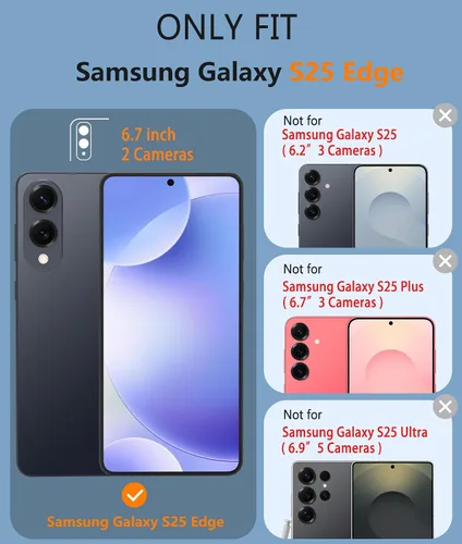Miniatura 43 de FNTCASE Funda para iPhone 17 Pro: Fundas delgadas translúcidas de color azul claro compatibles con MagSafe, protección completa de la cámara