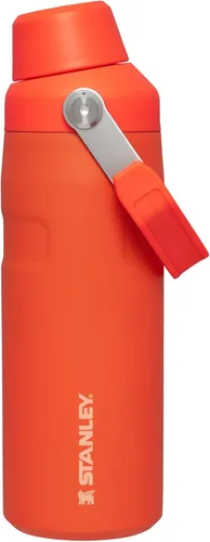 Miniatura 18 de Stanley IceFlow - Botella de agua de flujo rápido, tapa de boquilla en ángulo, ligera y a prueba de fugas para viajes y deportes, acero inoxidable