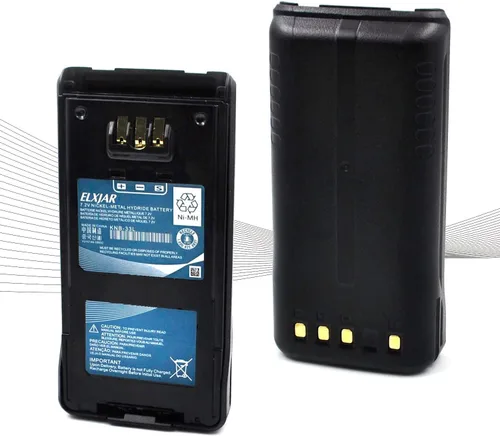 Paquete de 2 baterías de repuesto Ni-MH de 7.2 V 1800 mAh para Kenwood TK-2180 TK-3180 TK-5210 TK-5310 TK-5410 NX-410 NX-411 KNB-33L KNB-33Li
