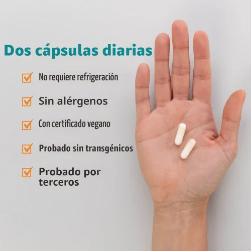 Miniatura 4 de Nordic Naturals Nordic Flora Probiotic Daily - 60 cápsulas - 4 cepas probióticas con 12 mil millones de cultivos - Bienestar óptimo, apoyo