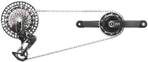 Miniatura 2 de SRAM, XX SL T-Type, Kit de construcción, 6.693 in, Kit componentes del tren motriz de bicicleta