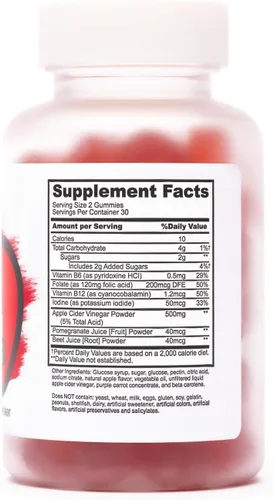 Miniatura 5 de Sculpt Nation by V Shred Gomitas de vinagre de sidra de manzana, bocadillo saludable de superalimentos, metabolismo y apoyo a la digestión, 60