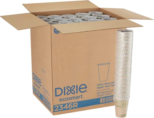Miniatura 2 de Dixie PerfecTouch 12 oz. Vaso para café de papel aislante por GP PRO
