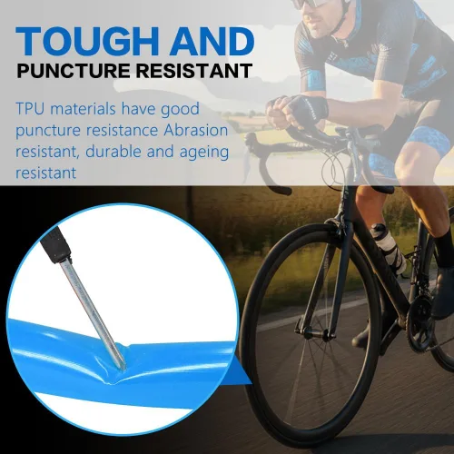 Miniatura 5 de Paquete de 4 tubos interiores ultraligeros de TPU para bicicleta, 700x18C/23C/25C/28C/30C/32C Presta 45/65/3.346 in para viajes diarios, conducción