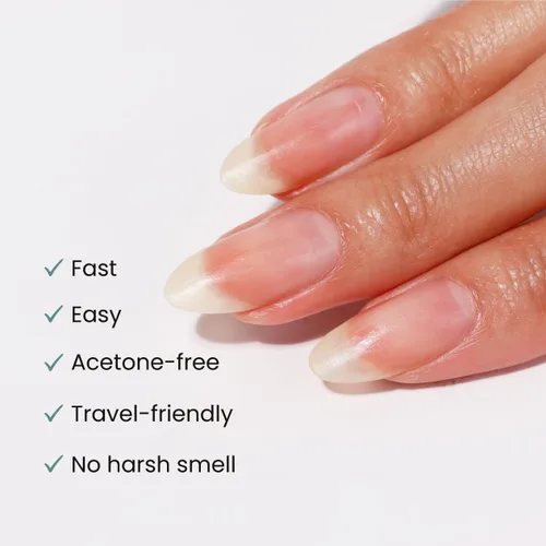 Miniatura 4 de LONDONTOWN Nail Polish Remover Set – Acetone-Free remover, Gentle Non-Drying Pads, Conditions Nails & Cuticles, Removes Regular & Glitter Polish
