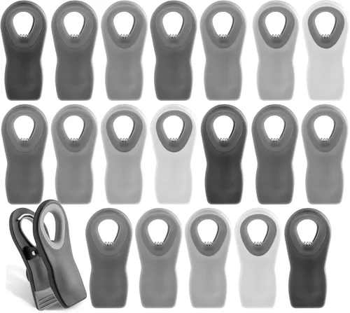 Miniatura 27 de COOK WITH COLOR Clips para bolsas de chips con imán para almacenamiento de alimentos con agarre hermético para bolsas de pan, bolsas de aperitivos