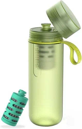 Miniatura 14 de PHILIPS Water GoZero - Botella de agua activa sin BPA con filtro de agua de río/lago/manantial para senderismo, campamento y fitness, filtro de agua