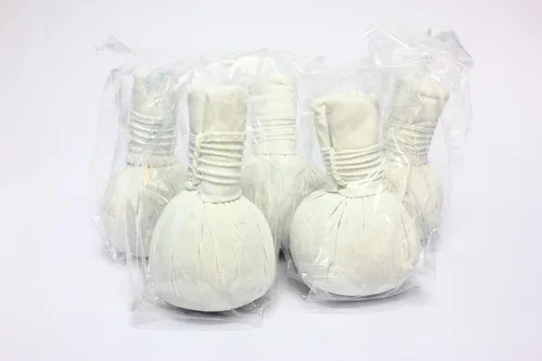 Miniatura 2 de 5 X Thai SPA Herbal HOT Compress Masaje Ball Therapy (Luk Pra Kob) Producto de Tailandia
