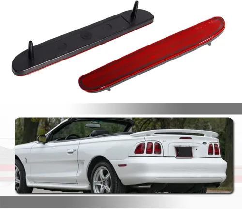 Miniatura 10 de Kit de luces LED Tonsya con lente ahumada negra para Ford Mustang V6 GT Cobra SVT 1994 1995 1996 1997 1998, lámpara de marca lateral del parachoques