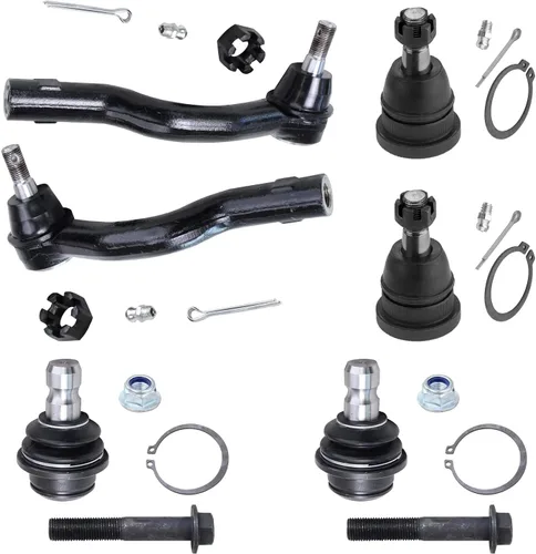 Miniatura 96 de Detroit Axle – Kit de suspensión delantera para Hyundai 2013-2018 Santa Fe 2 enlaces de barra de estabilizador 4 varillas de amarre interiores