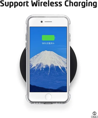 Miniatura 8 de ONES Funda transparente para iPhone 8 Plus/7 Plus, funda delgada de silicona TPU suave, funda protectora militar contra caídas para teléfono