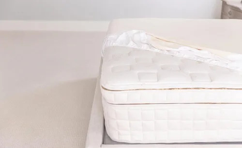 Miniatura 3 de Naturepedic Funda Protectora de Colchón Orgánica Impermeable - Funda de Colchón Elástica de Tejido Estrechable Lavable y Reutilizable - Almohadillas
