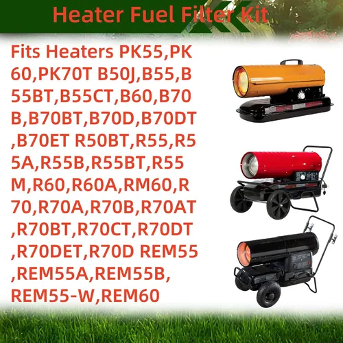 Miniatura 5 de Kit de Reemplazo de Filtro de Combustible M50876-05 Compatible con Reddy, Master, Remington, Desa Calentador de Querosén (Set de 2)