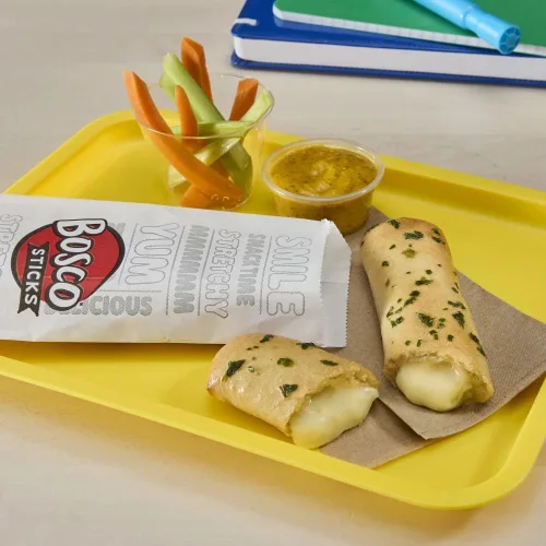 Miniatura 5 de Palitos de pan Boscos - Relleno de queso mozzarella, 7 pulgadas- 108 por caja.