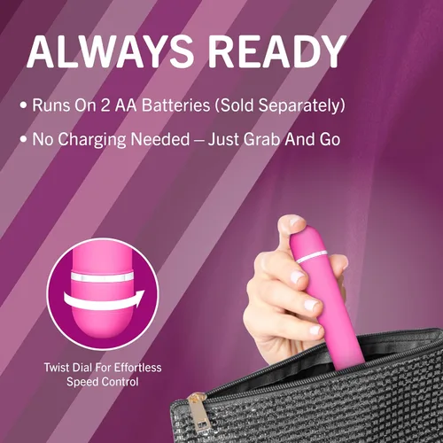 Miniatura 8 de Blush Rosé Luxuriate Vibrador de 7 pulgadas para mujeres, hombres y parejas, varita lisa satinada de múltiples velocidades, potente estimulador