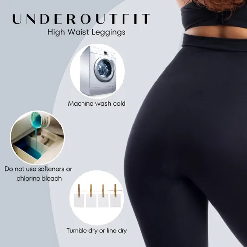 Miniatura 5 de Underoutfit Compression Leggings, High Waisted Tummy Control Leggings for Women