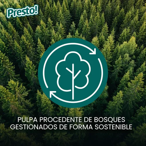 Miniatura 7 de Marca Amazon - Presto! Toallas de papel Flex-a-Size, rollo enorme de 158 hojas, 12 rollos (2 paquetes de 6), equivalente a 38 rollos regulares