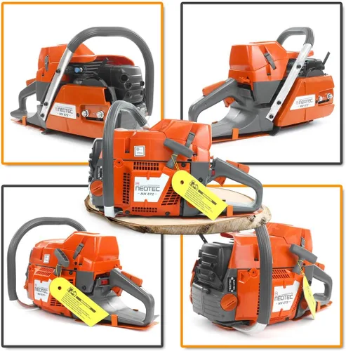 Miniatura 6 de NEO-TEC NH872 Motosierra a gas 71 cc 5.3 HP Motosierra de gasolina Motosierra de Gasolina Cabezal de potencia para barra de 24/28 pulgadas