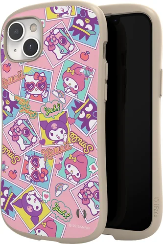 Miniatura 24 de iFace Funda para iPhone 14 Pro (6.1 pulgadas) Hello Kitty y sus amigos de primera clase, bonita funda protectora a prueba de golpes de doble capa