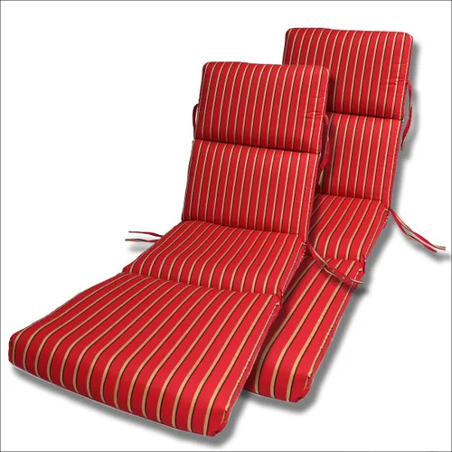 Miniatura 12 de Comfort Classics Inc. Sunbrella - Juego de 2 colchonetas acanalado para camastro en interior y exterior de 22 x 74 x 5 pulgadas (55.8 x 188 x 12 cm)