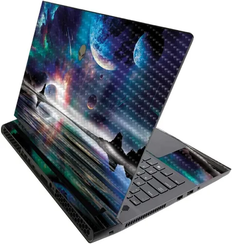Miniatura 342 de MightySkins - Skin brillante con purpurina para Alienware M17 R3 (2020) y M17 R4 (2021) - Diversión de los años 90 Acabado duradero con purpurina
