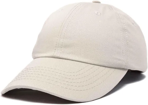 Miniatura 69 de DALIX Gorra de béisbol para papá, lisa, para hombre, mujer, algodón, ajustable, en blanco, sin estructurar, suave