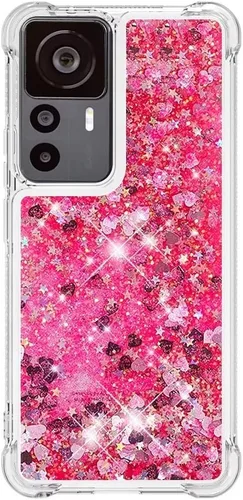 Miniatura 18 de Glitter Sparkle Moving Quicksand Flowing Cover para Xiaomi Redmi Note 10S Bling Liquid Clear Star Heart Silicona Bumper Funda transparente de goma a