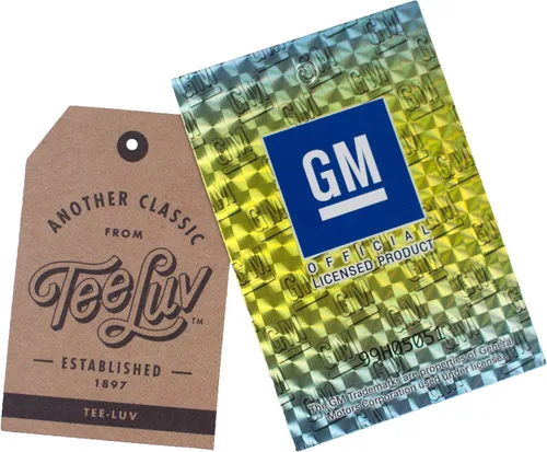 Miniatura 9 de Tee Luv Camiseta para Hombre Chevrolet an American Classic - Camiseta con Logotipo de Coche Chevy 1911 Indigo-black Heather