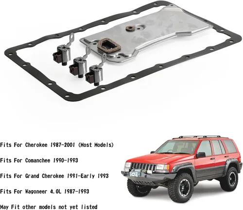 Miniatura 3 de Areyoushop - Kit de filtro de servicio de solenoide de transmisión para automóvil A340 AW4 TCC Lock Up Shift 21347 compatible con Jeep Cherokee