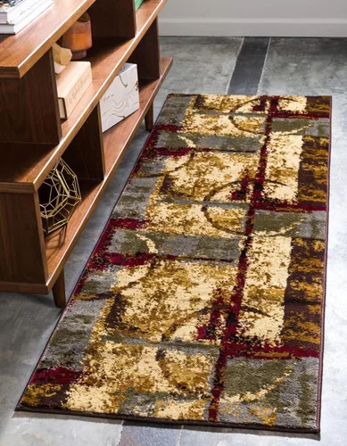 Miniatura 12 de Unique Loom Barista Collection - Alfombra de área - Catuai (2' 2" x 3' 1" ovalada, multi/marrón)