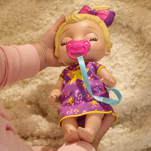 Miniatura 6 de Baby Alive Lil Dreamer LaLa GooGoo - Juego de muñecas de bebé dormilonas, pelo rubio, divertido tema de fiesta de pijamas, juguetes preescolares