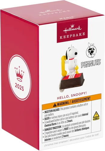 Miniatura 7 de Adorno navideño personalizado de Hallmark Keepsake 2025, la pandilla de Peanuts trineando con Snoopy, regalos para fanáticos de Peanuts