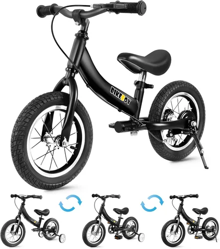 Miniatura 8 de Balance Bike 2 in 1,The Dual Use of a Kids Balance Bike and Toddler Bike, for 2 3 4 5 6 7 Years Old -12 14 16 Inches with Training Theory, Brake