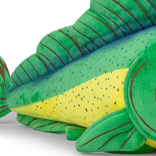 Miniatura 3 de lilizzoumax - Peluche de pez fantasma Saury, juguete de peluche Mahi Mahi, juguete de pez dorado, almohada de pez, para niños, 17.7 pulgadas, verde