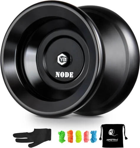 Miniatura 13 de MAGICYOYO Paquete de Regalo de 2 Yoyos - Yoyo Sensible K2 de Cristal y Yoyo Metálico No Sensible N11, Yoyo de Doble Propósito para Niños y Adultos